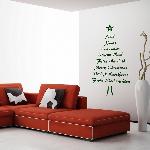 Exemple de stickers muraux: Sapin de Nol - Texte (Thumb)
